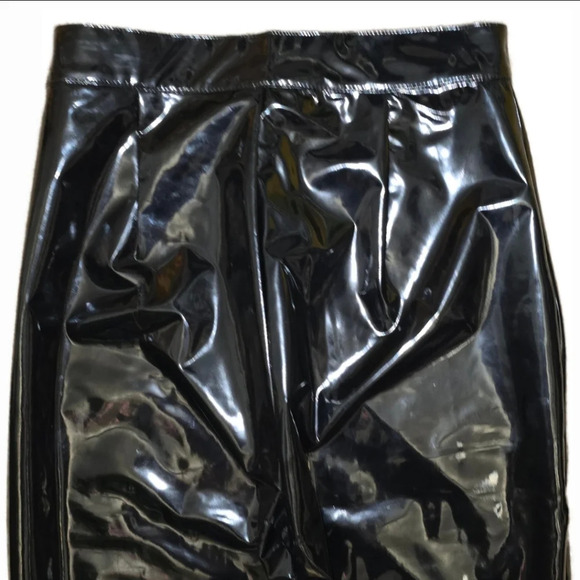 Faux Leather High Waisted Pants in Black - Extra Small - NWOT - Picture 4 of 14